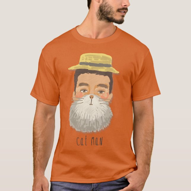 Camiseta Família de homens de gato (Frente)