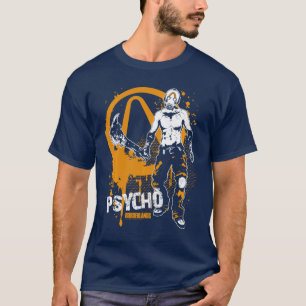 Camiseta Família de jogos Borderlands Psycho Graffiti
