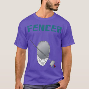 Camiseta Família de jogos esportivos de esgrima de esgrimis