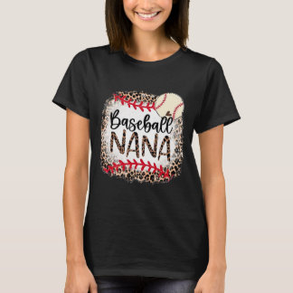 Camiseta Família de Leopardo de Beisebol Nana Softball