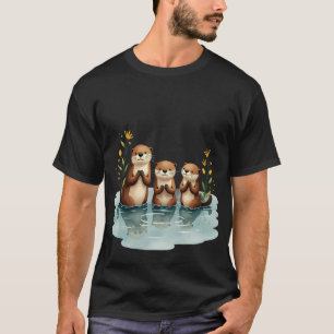 Camiseta Família de Lontras