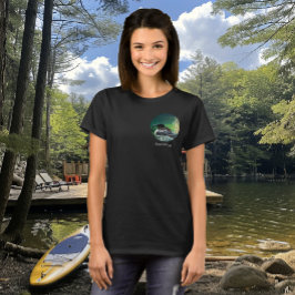 Camiseta Família de mergulhões no lago Butterfield