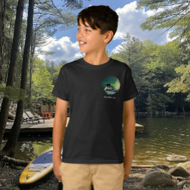 Camiseta Família de mergulhões no lago Butterfield