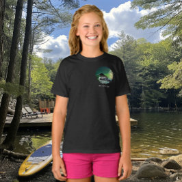 Camiseta Família de mergulhões no lago Butterfield