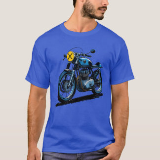 Camiseta Família de Moto Antiga Cafe Racer