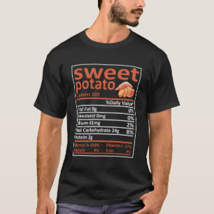 Camiseta Família De Nutrição De Batata Doce Que Corresponde