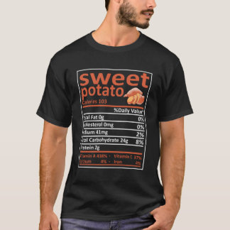 Camiseta Família De Nutrição De Batata Doce Que Corresponde