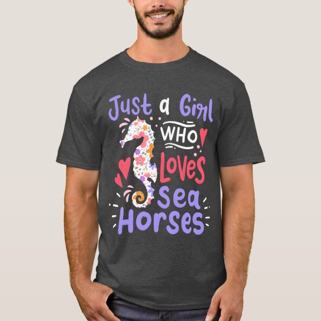 Camiseta Família de Pistas de Cavalos do Mar (Frente)