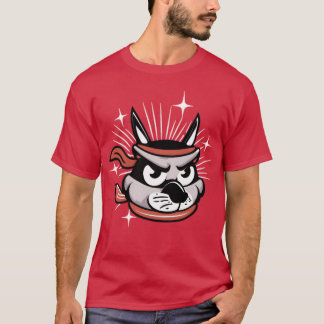 Camiseta família de presentes de cão ninja