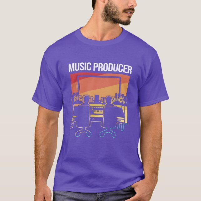 Camiseta Família de produtores de música do Beat Fazer (Frente)