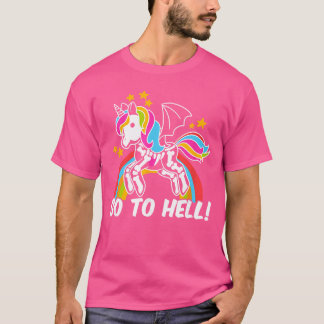 Camiseta Família de quadrinhos de unicórnio gótico