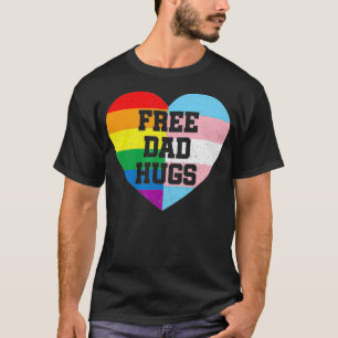 Camiseta Família de Sinalizadores LGBT do Orgulho LGBT do 