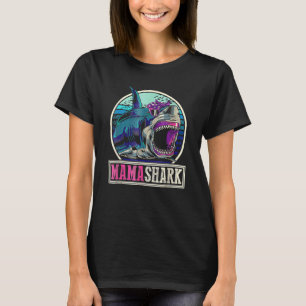 Camiseta Família de Tubarões Matando Mães Mulheres Jawsome