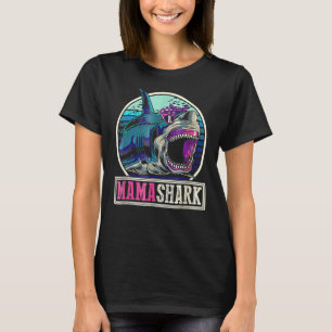 Camiseta Família de Tubarões Matando Mães Mulheres Jawsome
