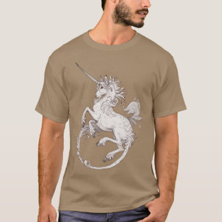 Camiseta Família de unicórnios medievais