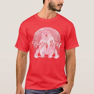 Camiseta Família de Ursos Bonitos Mãe Dia de as mães de Ani