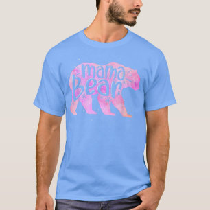 Camiseta Família de Ursos de Dia de as mães Mamãe Bonita Ur