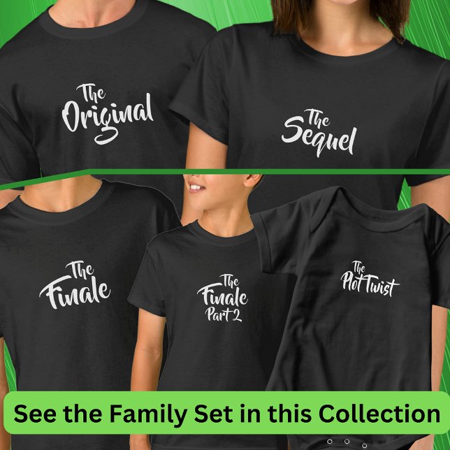 Camiseta Família de Vinculação de Twist de Plot Finale de S (Criador carregado)