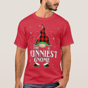 Camiseta Família de Xadrezes Búfalos Engraçada Gnomo Chris