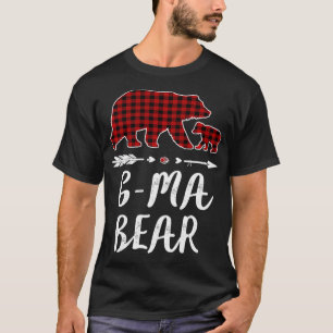 Camiseta Família de Xadrezes Vermelha de Buffalo do Pajama
