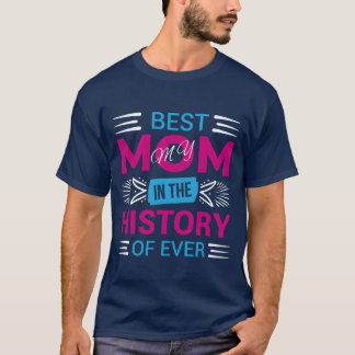 Camiseta Família design de dia de mãe