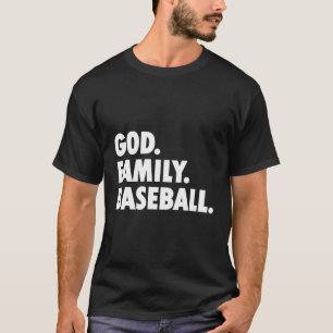 Camiseta Família Deus Baseball Novelty Faith