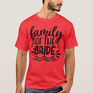 Camiseta Família Do Casal De Noiva Parceiro Dotada