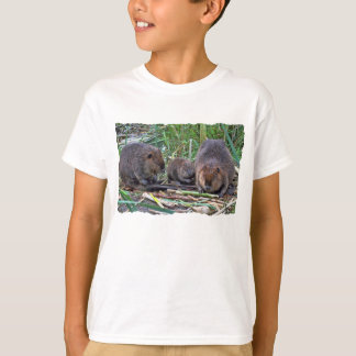 Camiseta Família do castor