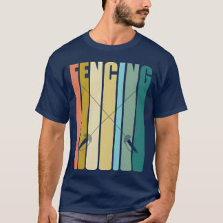 Camiseta Família do Esporte Retrô de Esgrima