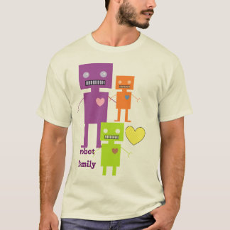 Camiseta Família do robô