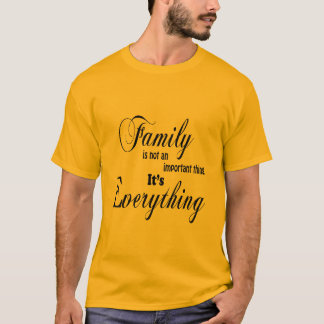 Camiseta Família é tudo