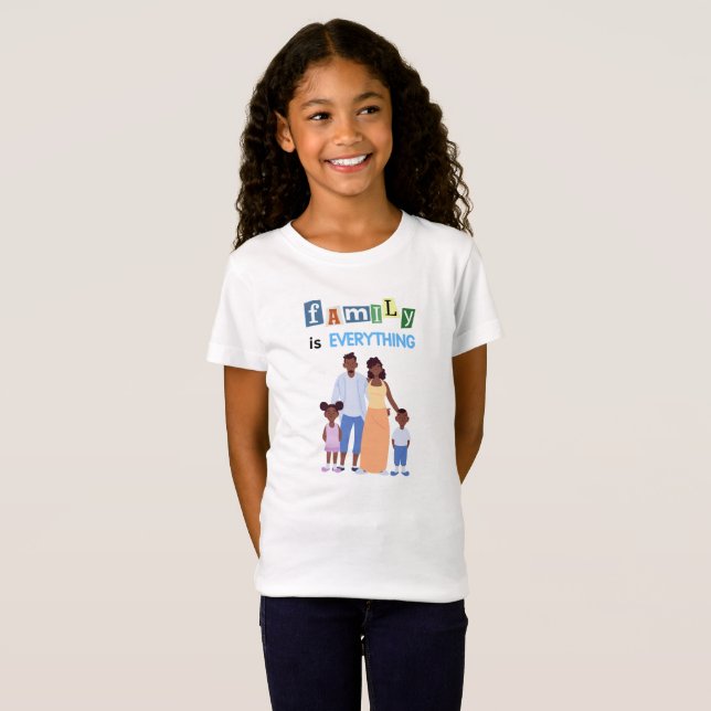 Camiseta Família é tudo (Frente Completa)