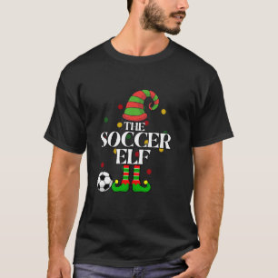 Camiseta Família Elf de Futebol Correspondente ao Natal Esq