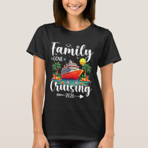 Camiseta Família em Cruzeiro 2026 Férias Tropicais