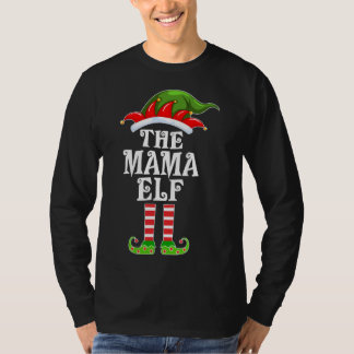 Camiseta Família Engraçada, A Mãe Elf Christmas Costu