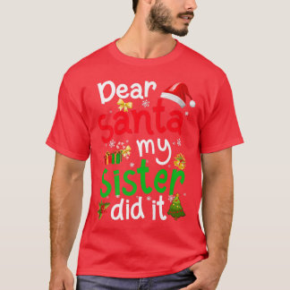 Camiseta Família Engraçada Caros Papais noeis Que Minha Irm