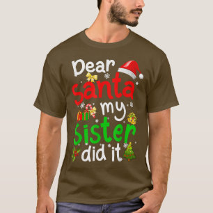 Camiseta Família Engraçada Caros Papais noeis Que Minha Irm