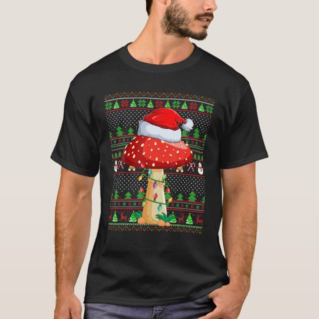 Camiseta Família Engraçada De Mushroom Amante Que Correspon (Frente)