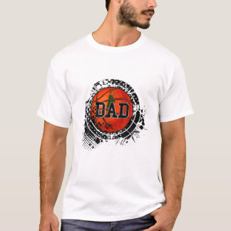 Camiseta Família Engraçada de Pai de basquete
