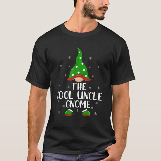 Camiseta Família Engraçada, O Legal Tio Gnomo Christm (Frente)