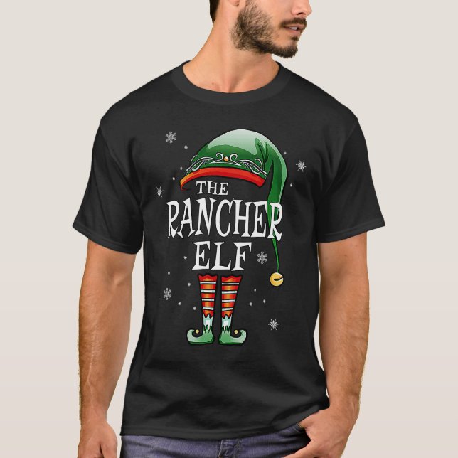 Camiseta Família Engraçada O Natal Do Elfo Ancorador (Frente)