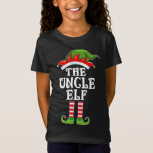 Camiseta Família Engraçada O Tio Elf do Natal