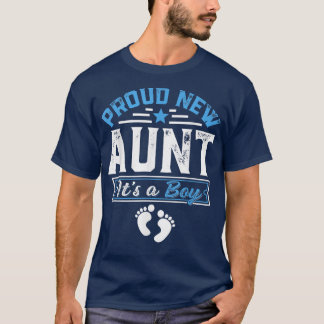 Camiseta Família Engraçada Tia Nova Orgulhosa É Uma Vara de