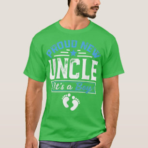 Camiseta Família Engraçada Tio Novo Orgulhoso É Um Menino R