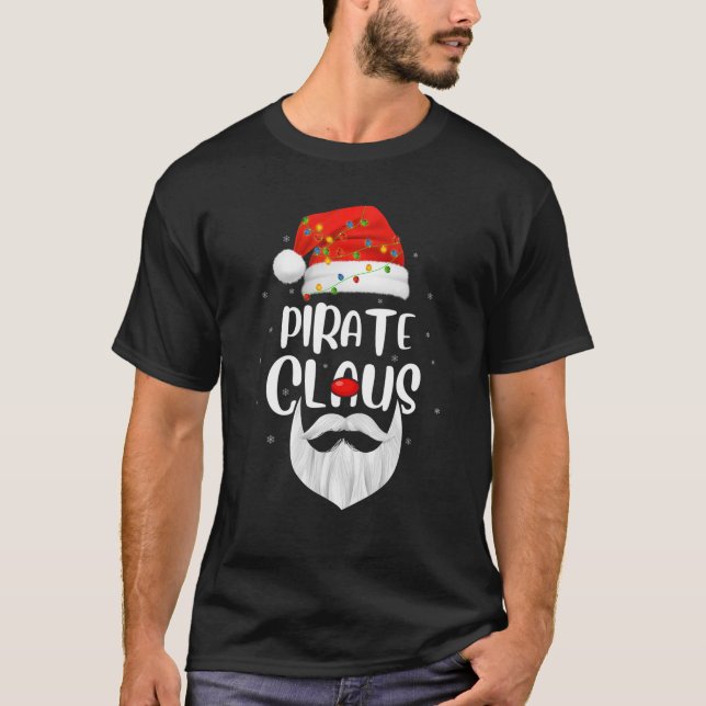 Camiseta Família Engraçada Xmas Correspondendo a Papais noe (Frente)