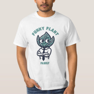 Camiseta Família Fábrica Engraçada e Humorada Cabeça Folha