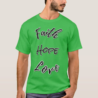 Camiseta Família Fé Esperança Amor