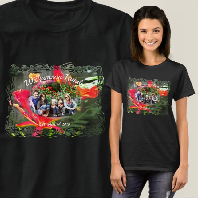 Camiseta Família Flaming Vallarta Beauty 1583 (Criador carregado)