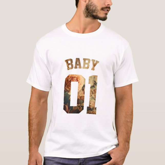 Camiseta Família Flor - Bebê 01 (Frente)