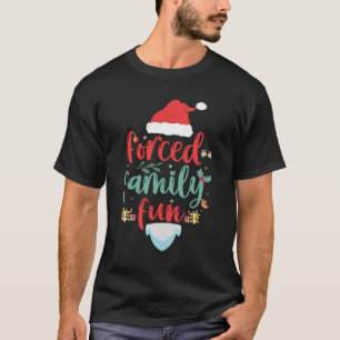 Camiseta Família Forçada Divertida Engraçado Presente de Na